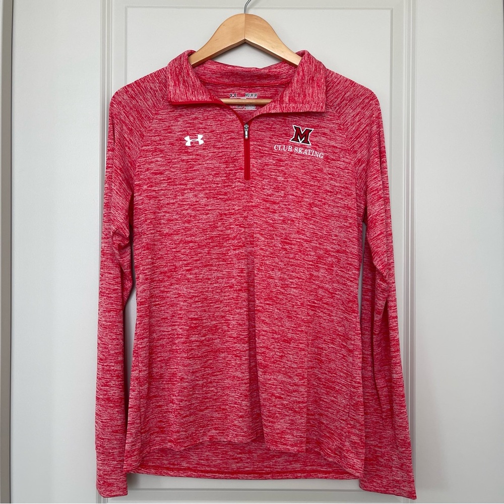 Red Under Armour Pullover